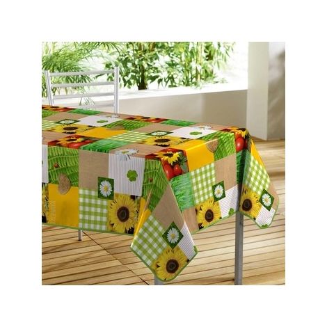 Nappe Rectangle 140 x 240 cm Patchfleur - PVC Photoprint - Livraison gratuite (1/3)
