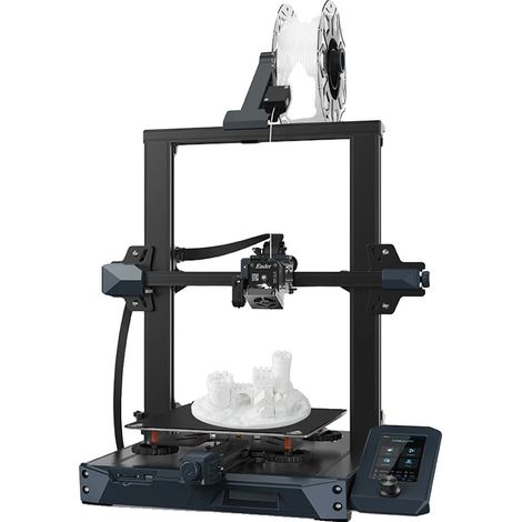 Imprimante 3D, Extrudeuse directe à double pignon, Écran tactile de 4,3 pouces, Ender-3S1 (1/2)