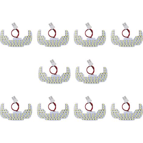 Lot de 10 ampoules LED Canbus pour Suzuki Jimny JB23 JB33 JB43 JB53 (1998-2018) : plafonniers, lampes de lecture et éclairage de toit. (1/5)