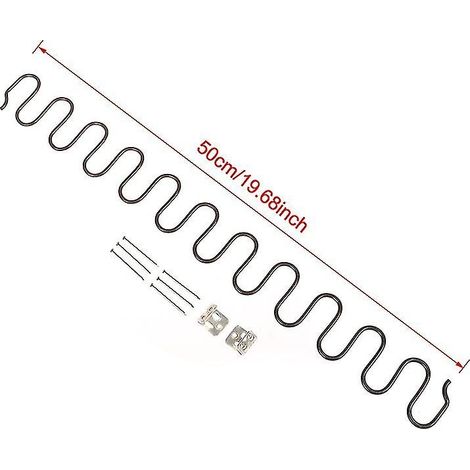 Ersatzfedern, kompatibel mit Sofas, Clip-on-Federn, 50 cm lang (1/4)
