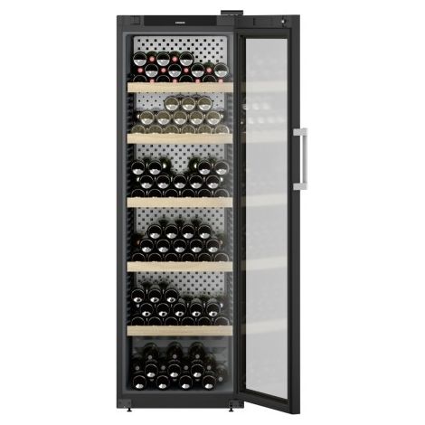 Liebherr WPbli 5231. Posizionamento dell'apparecchio: Libera installazione, Colore struttura: Nero, Colore interno: Grigio. Capacità bottiglie: 229 bottiglia/bottiglie, Tipo di prodotto: Cantinetta te (1/5)