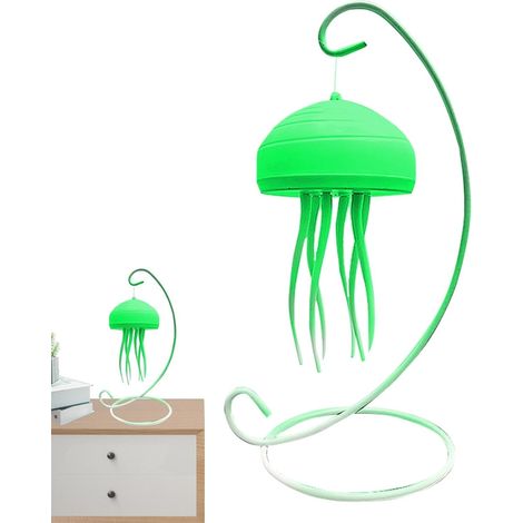 Veilleuse LED rotative en forme de méduse – Lampe de chevet créative avec (1/5)