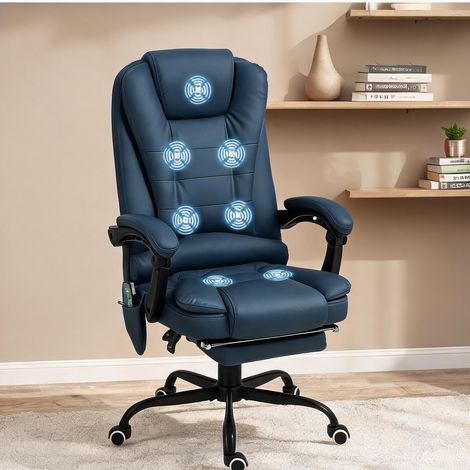 Chaise de bureau en similicuir mousse 67 x 67 x 121 cm (1/5)