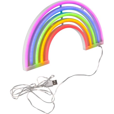 Applique neon arcobaleno LED 3W USB/batterie per bimbi Polux (1/5)