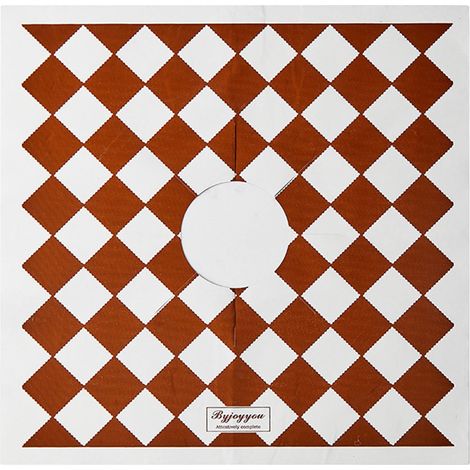 Tapis Anti-huile - Pour Plaque À Gaz - Résistant À Haute Température - 29 x 29 x 0,5 cm - Fibre De Verre Avec Revêtement En Silicone - 1 Pièce (1/5)