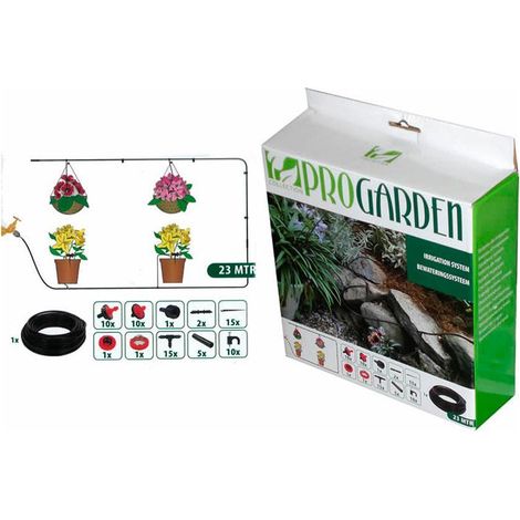 KIT MICRO RIEGO (GOTEO) 71 PIEZAS 23m BLUE BIRD