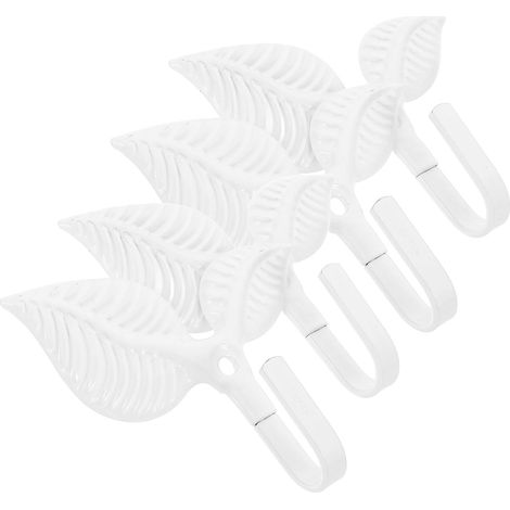 murales en fer blanc en forme de feuille style vintage
