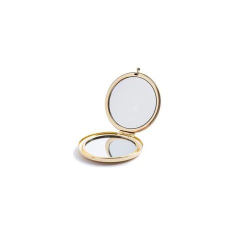 Miroir de poche compact grossissant 10X, petit miroir de voyage pliable (1/5)