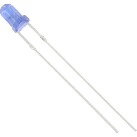 TRU COMPONENTS 1577321 LED bedrahtet  Blau Rund 3 mm 500 mcd 60 ° 20 mA