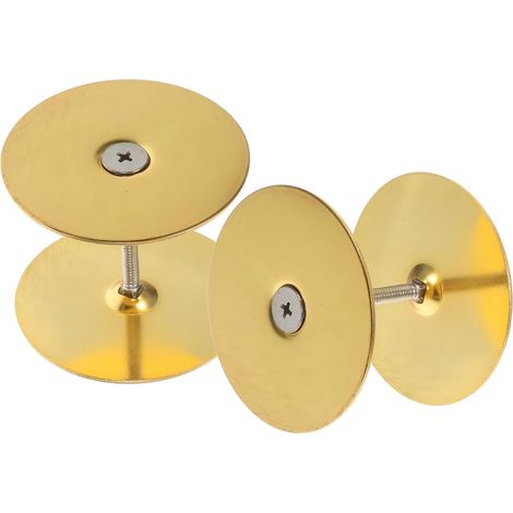 Ciieeo Plaques de recouvrement trous serrure porte en acier (1/5)