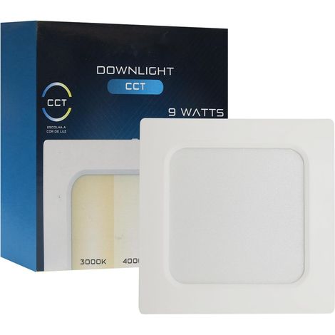 Spot Encastrable LED 9W 230V 119mm 830LM Spots Plafonnier Non Dimmable 3000K-6500K Spots Plafond Ultraplats Luminaires Encastrables Diamètre D'encastrement 93-102mm (1/5)