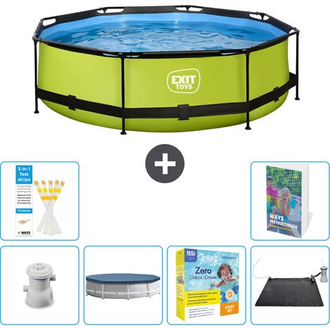 Exit Pool Rund - 300x76 cm - 7-teilig S234