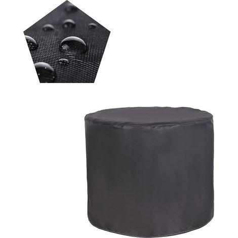 420d Housse Mobilier Jardin Imperméable 140x70cm, Ronde Housse Protection Table Jardin, Oxford Tissu Extérieure Bâche, Grand Protection Bache Table De Jardin (1/5)
