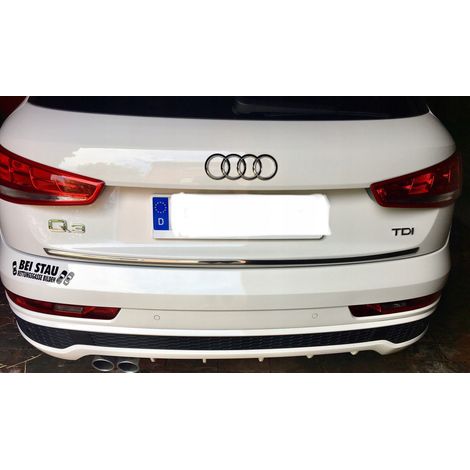 Audi Q3 - Embellecedor cromado para el portón trasero Tuning (1/5)