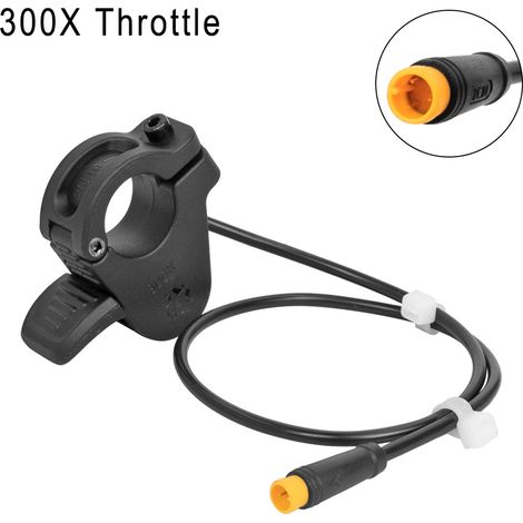 Convient aux vélos électriques, scooters et bicyclettes. Les accessoires comprennent des manettes de vitesses 300X, des accélérateurs et des connecteurs mâles à 3 broches. (1/5)