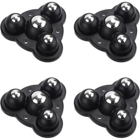 4pcs roulettes Auto-Adhésives, Petites roulettes pour Meubles Faciles à Déplacer pour Appareils Électroménagers roulettes pour Appareils Électroménagers de Cuisine (Triangle)