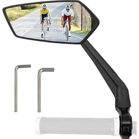 Fahrradspiegel HD Groß Universal Links 1 Stück (1/5)