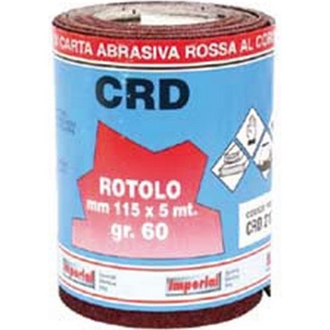 6PZ CARTA ABRASIVA SPAZIATA IN MINIROLL - grana 40