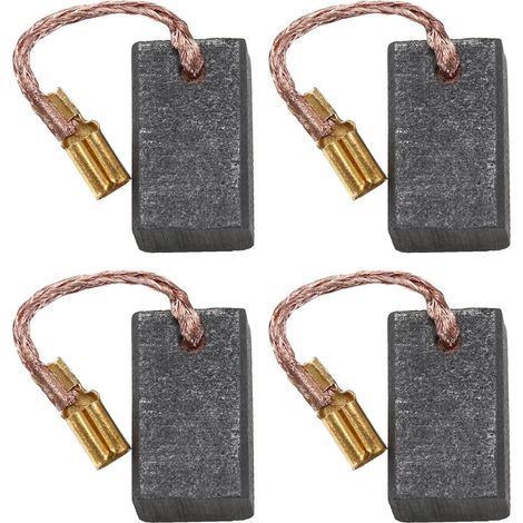 2 Paires de Balais de Charbon Compatible avec Bosch GWS 17-125 CIE Accessoires pour Outils Électriques avec Fonction d'arrêt Automatique 1607000V37 6x10x17mm