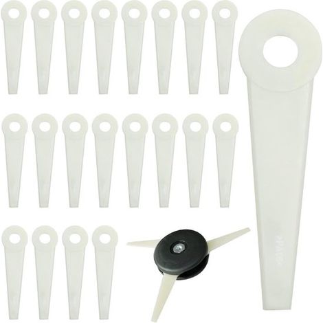 20 cuchillas de corte de plástico aptas para Stihl Polycut 5-3 6-2 6-3 7-3 10-3 20-3 40-3 41-3 (1/2)