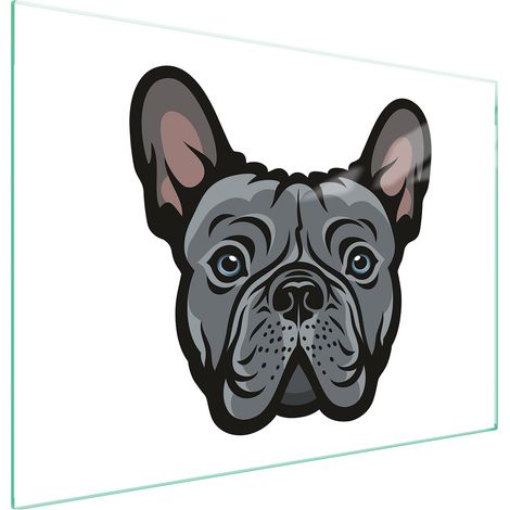 GLASSCHUTZPLATTE FÜR HERD 70x52 HUND (1/5)
