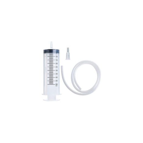 Grand tube de seringue Seringue en plastique de 500 ml avec capuchon de convertisseur de tube  - Crezuo