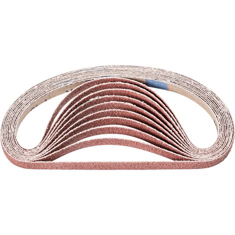 PFERD TOOLS Korund Schleifband BA 12x520mm A40 für universelle Anwendung mit Bandschleifer (100) 100 Stk