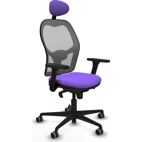 Piqueras y Crespo 3D036G1 Chaise Bureau Ergonomique Lilas (1/3)