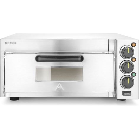 Einkammer-Pizzaofen für 1 große Pizza 2000 W 230 V - Hendi 220290 (1/5)