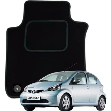 Velours-Fußmatten für Toyota Aygo 2005-2014, Fahrermatte B