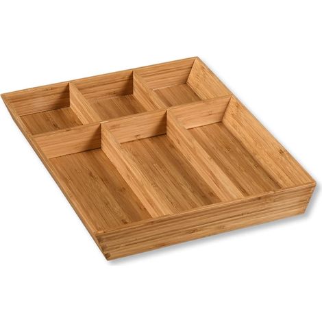 Range-couverts en bambou Marron 35 x 43 x 5 cm 58088 13 (1/4)