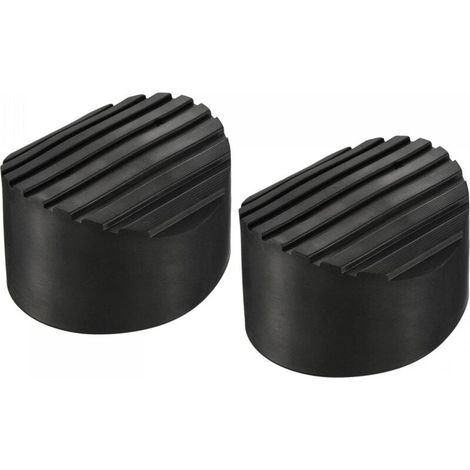 Échelle Antidérapant Pieds Tapis 85mm ID Caoutchouc Rond Télescopique Échelle Accessoires Coussin Housse Coussin pour Échelle Protection Noir 2Pcs (1/4)