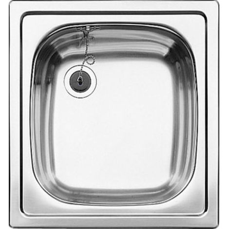 Blanco Top EE - Évier, 435x470 mm, inox 501065