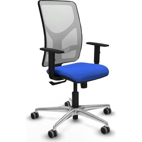 Chaise de bureau piqueras y crespo Motilla blanc mousse haute densite (1/2)