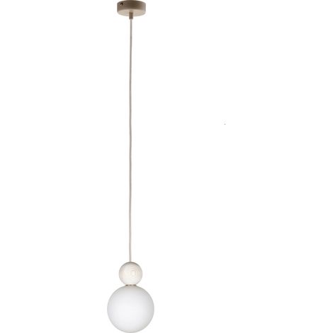 Suspension japandi en bois et verre RONA Sigma Lighting 1x G9 12W (1/5)