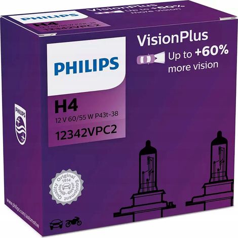 Ampoule, projecteur longue portée PHILIPS 12342VPC2 0 707387 4 000 544 9094 (1/5)