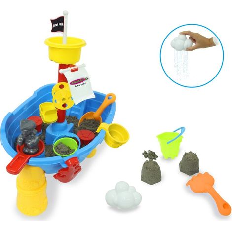 TABLE DE JEU DE SABLE ET D'EAU PIRATE JACK 21 PARTIES JAMARA KIDS 460570 (1/5)