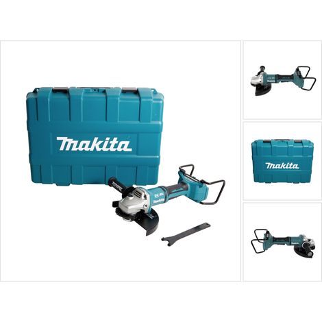 Makita Akku-Winkelschleifer DGA900ZKX2, 2x18 V 230 mm ohne Akku und Ladegerät
