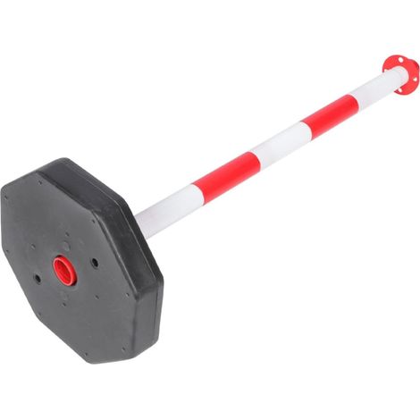 Panneau de Garage pour Le stationnement, Poteau de signalisation élastique Rouge et Blanc, cône de sécurité en Plastique pour Chantier et Garage (1/5)