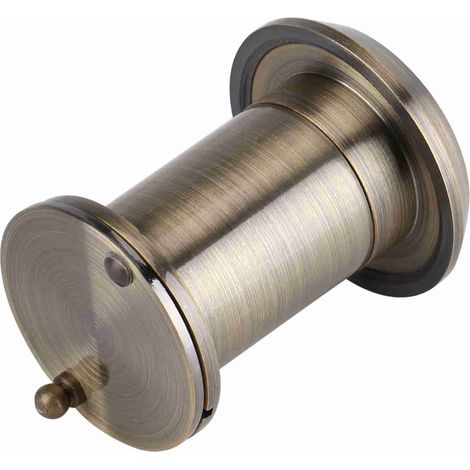 Visor óptico gran angular de 220 grados para puertas de seguridad domésticas (bronce) (1/5)