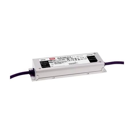 MEAN WELL XLG-240-L-AB DRIVER DE LED À PUISSANCE CONSTANTE 239.4 W 350 - 1050 MA 178 - 342 V/DC FONCTION DIMMEUR 3 EN 1, HOMOLOG