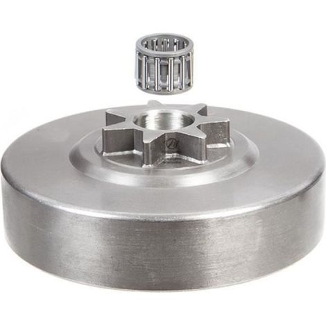 Pignon pour tronçonneuse Mc Culloch 3/8". 7 dents. Hauteur cloche 21,2 mm (1/4)