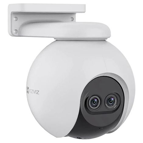 Ezviz – Caméra de surveillance extérieure WiFi PTZ 8x – Double objectif – Vision nocturne 30m – Détection IA – IP65 – Audio bidirectionnel