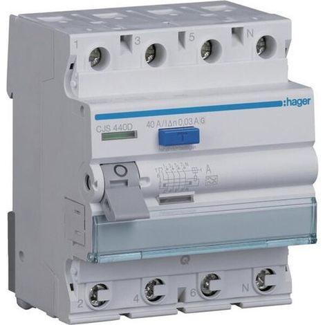 Hager FI-SCHALTER 4P 40A 30MA G/A-VS (CJS440D)