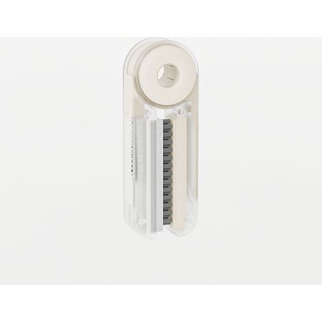 Multifunktionale Reinigungsbürste mit langem Griff und abnehmbarem Schwamm für Flaschen, Tassen und Ritzen, 4-in-1 Küchenbürste, cremefarben, für Haushalt und Reisen, 10 x 3,5 x 2,5 cm, Kunststoff (1/5)