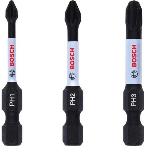 Bosch Accessories 2608522491 Inserto a Croce 3 parti Croce Phillips (1/4)