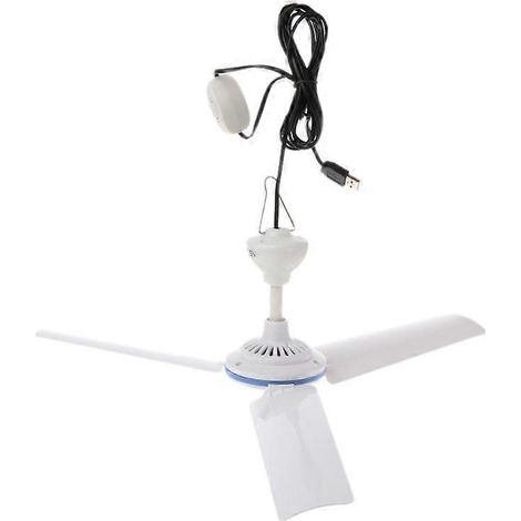 Ventilateur USB DC5V pour lit de camping, mini ventilateur suspendu pour tentes de camping (1/5)