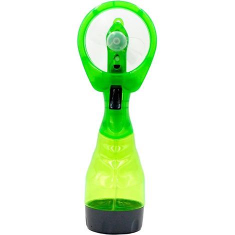 Ventilateur portable léger avec réservoir d'eau et diffusion continue de brume pour la plage, le pique-nique ou l'exercice en extérieur (Vert) (1/2)