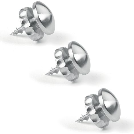 Lot de 3 Supports miroirs réglables Alu - L'Attachante (1/3)