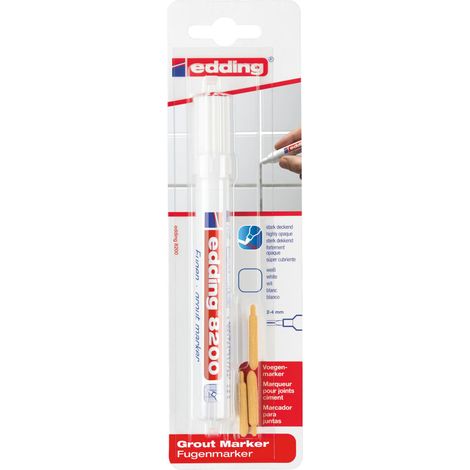 edding 8200 Fugenmarker weiß 2 - 4 mm Marker